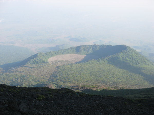 Another crater on the volcano