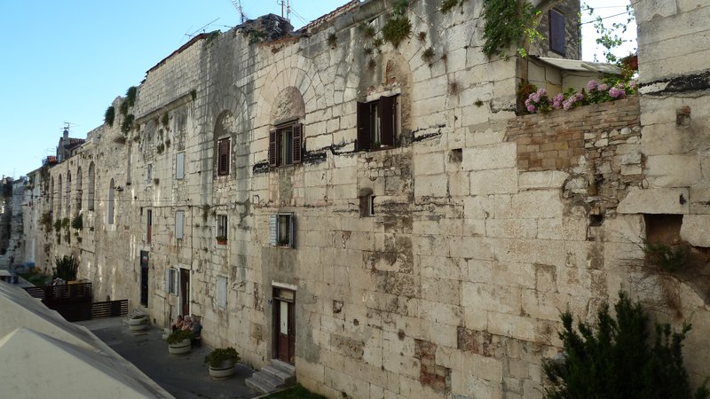 The walls of the Diocletian Palace