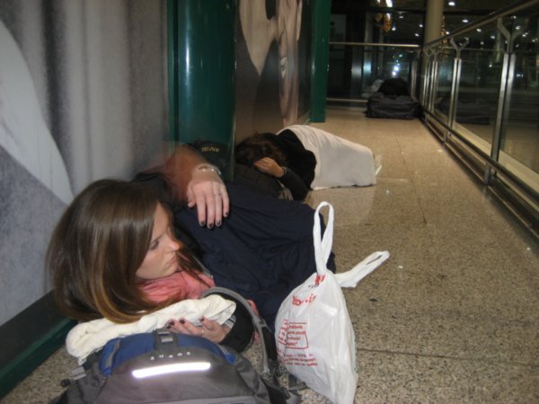 Sleeping in the Airport