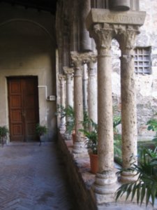 Columns in Cloister 