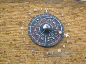 Astrological Clock on Campus