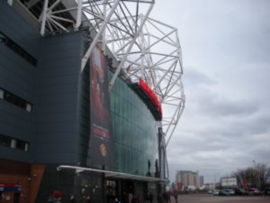 First Glimpse of Old Trafford stadium
