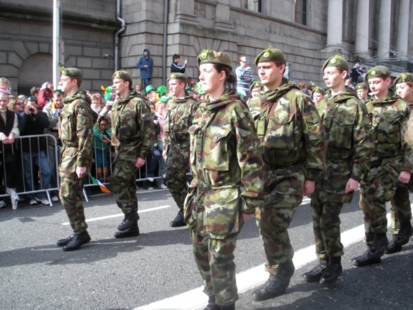 Irish Guard Members