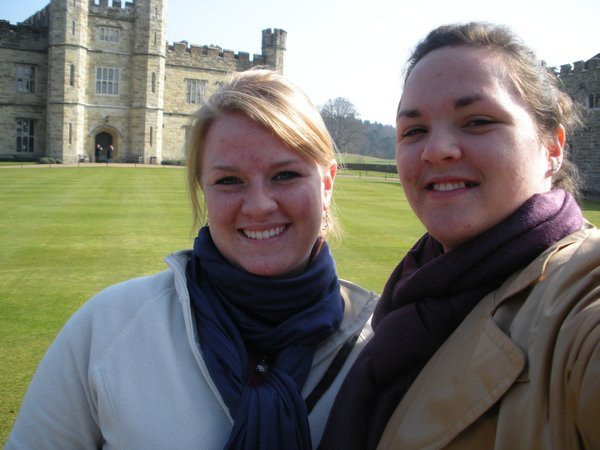 Madison and I at Leeds Castle