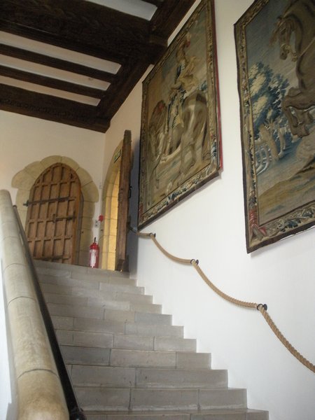 Stairway inside Castle