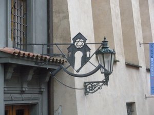 Wrought Iron Signs in Jewish Quarter