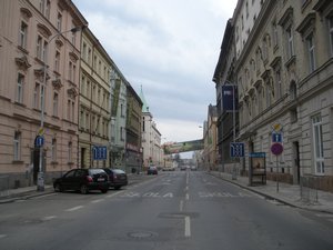 Streets of Prague--heading to the Underground
