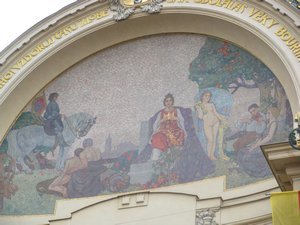 Mosaics on Municiple Hall