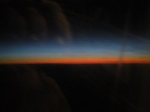 Sun From Plane
