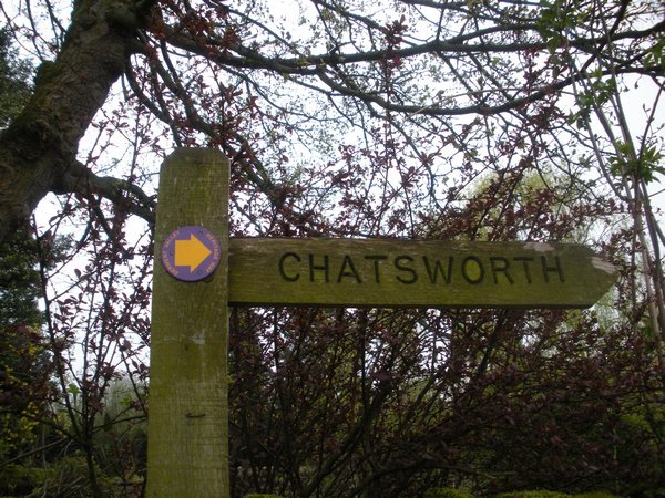 Sign to Chatsworth