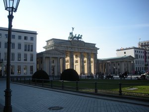 Brandenburg Gate, side view