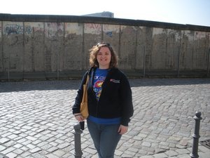 Me in front of Berlin Wall