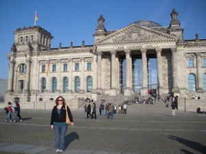 Me in front of the Reichstag