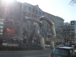 West Berlin statues