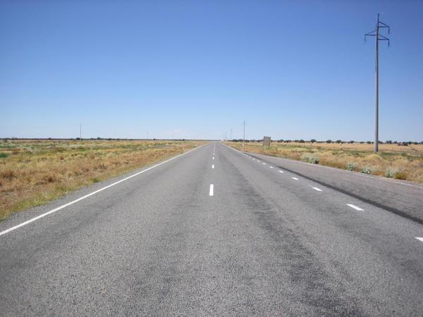 Long Long Empty Roads we travel