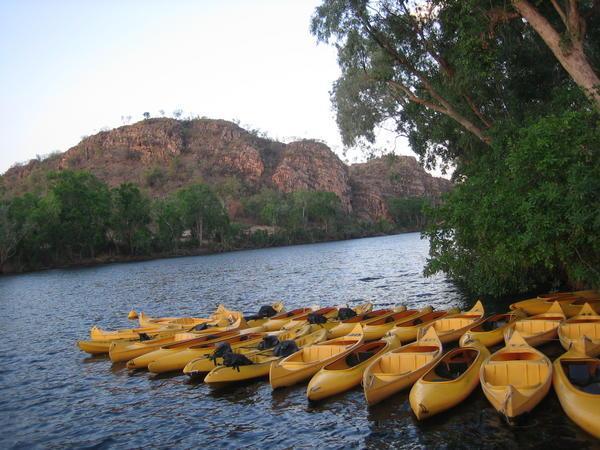 Canoes at the Gorge