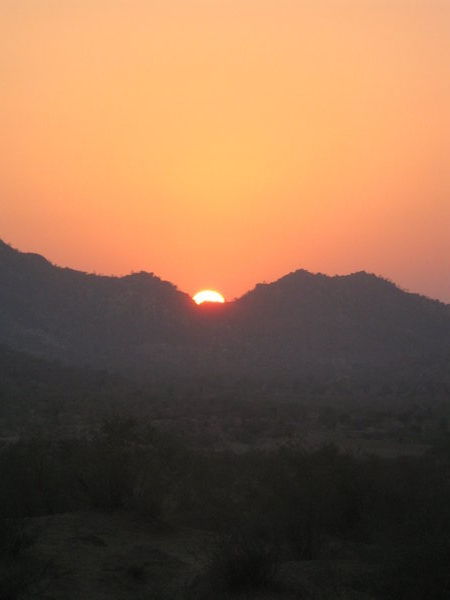 Sunset in Bhenswara
