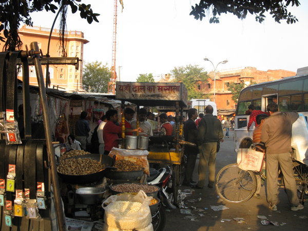 Street cooking Jaipur