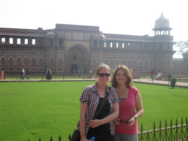 Caz and I at the Agra Fort
