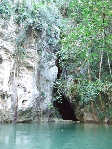 The entrance to the Cave