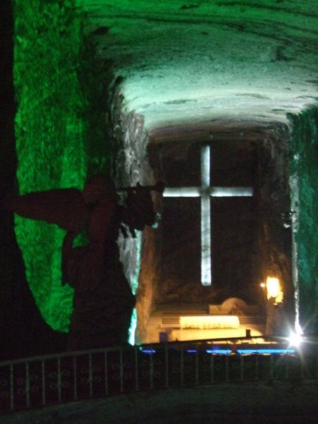 The main chapel in the Salt Cathedral
