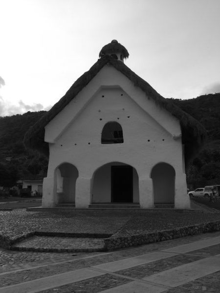 Thatched church in San Andres de Pisimbala