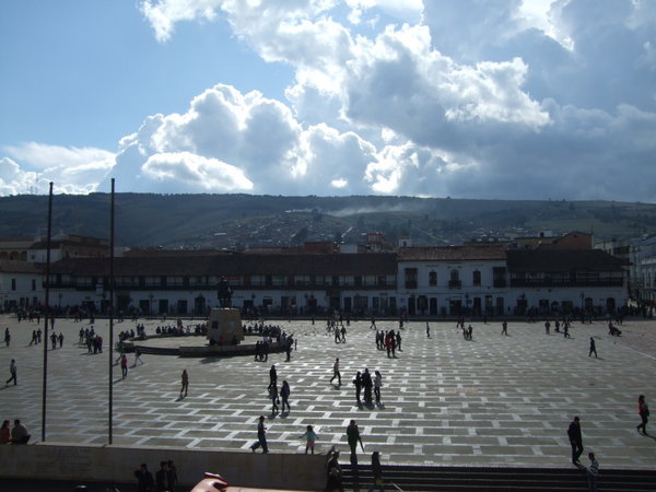 Tunja´s central plaza