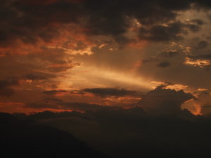 Colombian sunset
