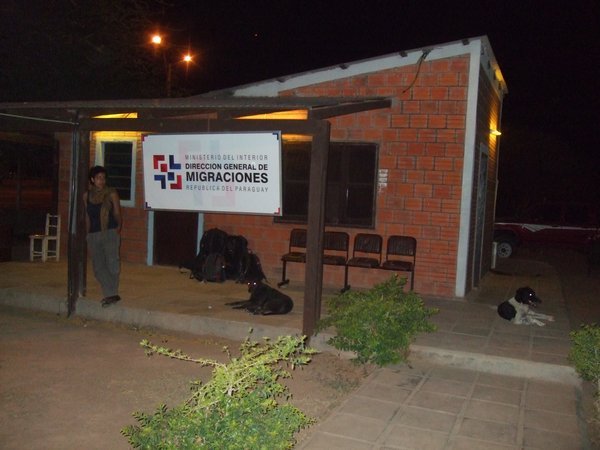 Paraguayan Immigration post in Mariscal Estigarribia