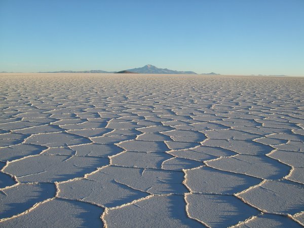 The largest and highest salt flat in the world 