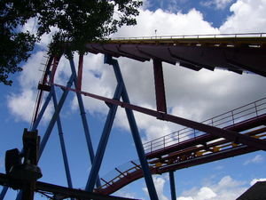 The biiiiiiig rollercoaster in La Ronde