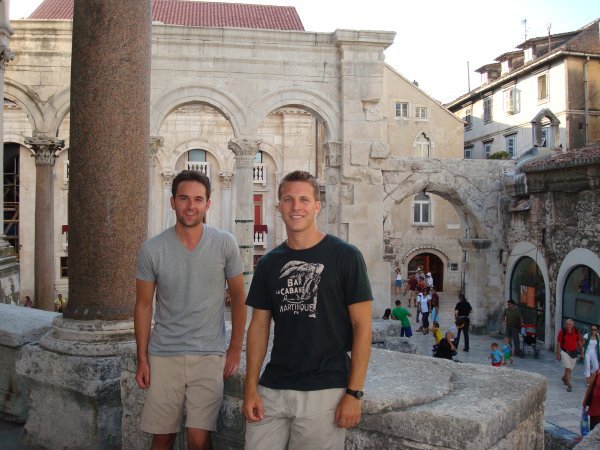 Kip and me at Diocletian's Palace