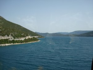 Bus ride from Split to Dubrovnik