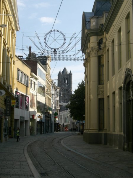 Walking into Ghent
