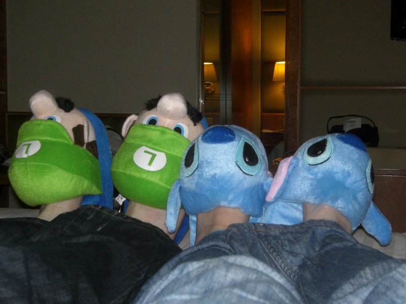 Our new slippers!