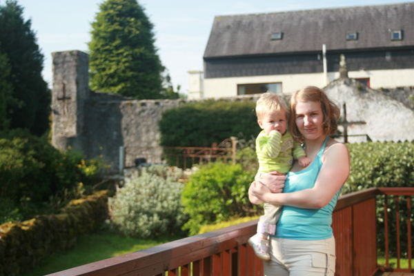 Nicole and Mum in Pine Lodge 2