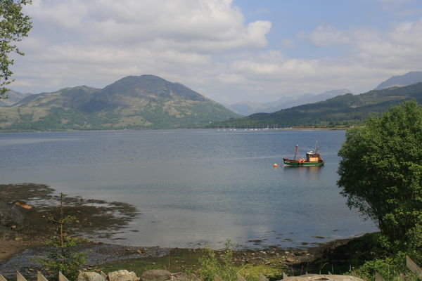 View of Loch Creran, Highlands of Scotland (Oban) from the Sanctuary