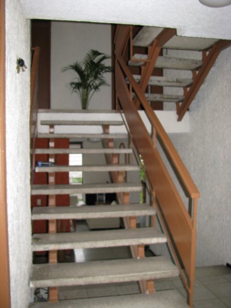 Stairs leading to Katherines' and my bedrooms
