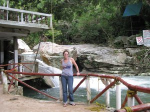 The manmade waterfall, Puerto vallarta