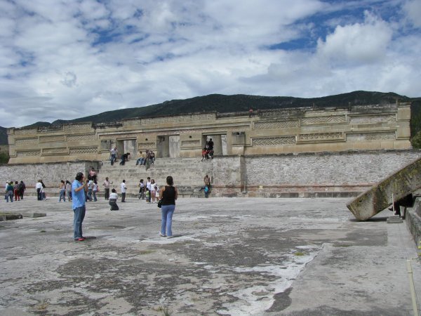 The building at Mitla