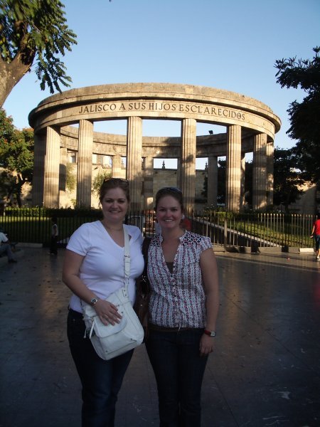 Shelle and I on our wanderings around Guadalajara