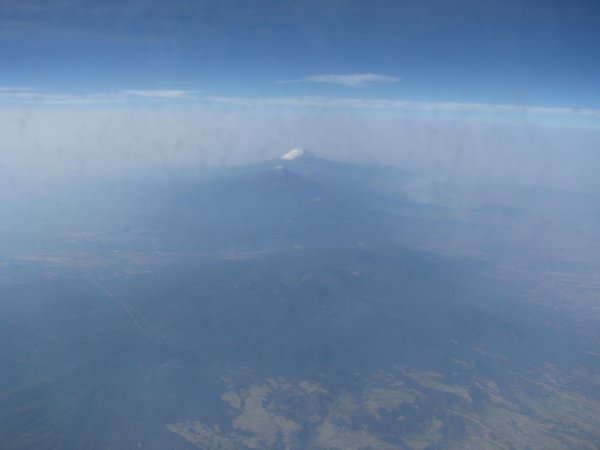 Volcano from the plane