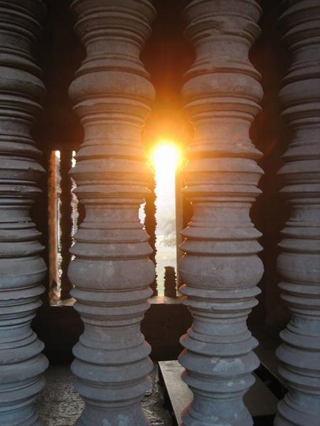 Columns and Sun