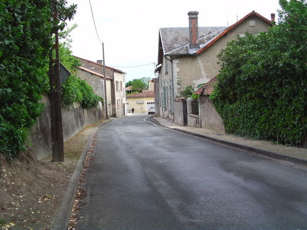 Road into Brossac Village