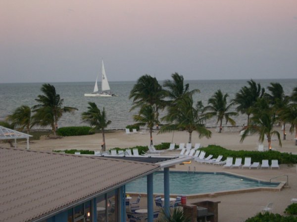 A view from our balcony at Grand Caymanian Resort 2006