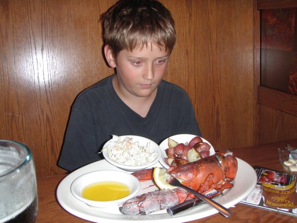 DGS -- first lobster dinner