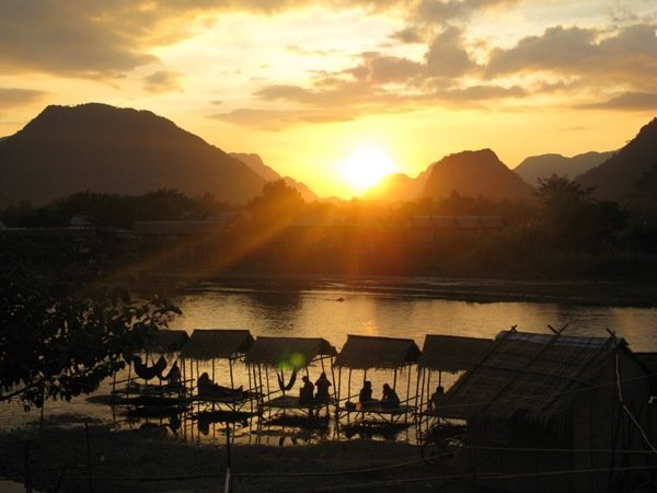 Sunset - Vang Vieng