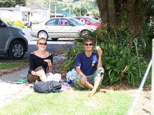 Luching En Route from Raglan to New Plymouth