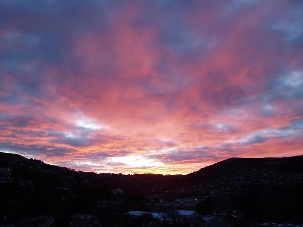 Sunrise over Dunedin