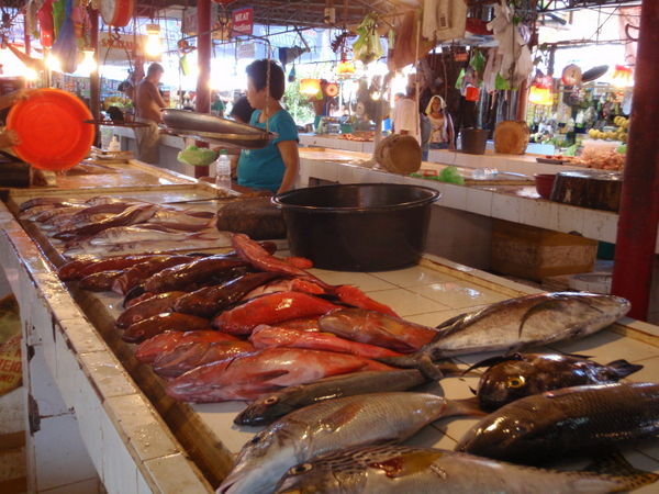 The seafood market